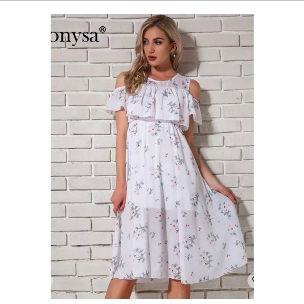Cold shoulder dress
